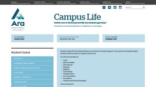 
                            7. Student Central - Campus Life - Ara