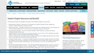 
                            4. Student Chapter Resources and Benefits