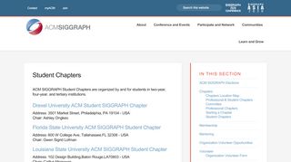 
                            11. Student Chapters | ACM SIGGRAPH