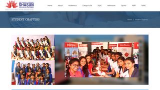 
                            7. Student Chapters - Shasun Jain College For Women