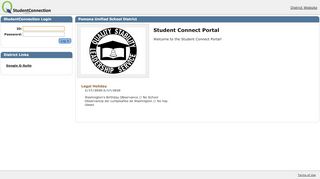 
                            5. Student Connect Portal - PUSD Q StudentConnection - Pomona ...