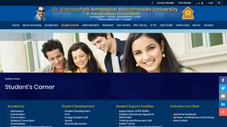 
                            2. Student Corner - Dr. Babasaheb Ambedkar Marathwada University