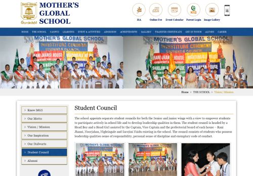 
                            11. Student Council - Mothers Global Public School