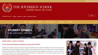 
                            6. Student Council - THE SOVEREIGN SCHOOL
