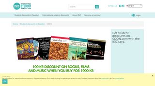 
                            11. Student discount on CDON.com with ISIC - International Student ...