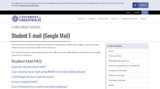 
                            5. Student E-mail (Google Mail) - University of Greenwich