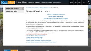 
                            6. Student Email Accounts - Citrus College