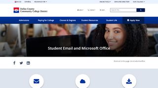 
                            12. Student Email and Microsoft Office - Dallas County Community College