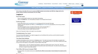 
                            5. Student Email Instructions – Gateway Community College