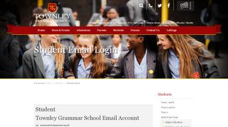 
                            10. Student Email Login | Townley Grammar School