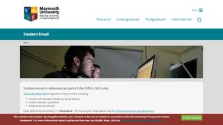 
                            5. Student Email | Maynooth University