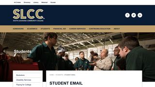 
                            6. Student Email | Students - South Louisiana Community College