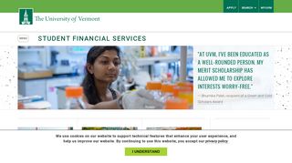 
                            3. Student Financial Services - University of Vermont