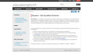 
                            5. Student - Get Qualified Scheme