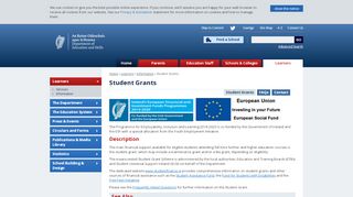 
                            6. Student Grants - Department of Education and Skills