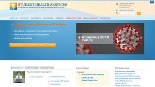 
                            12. Student Health Services at UC San Diego