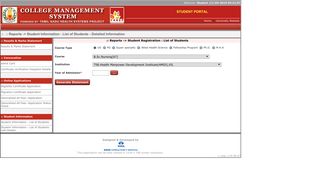 
                            4. Student Information - List of Students with Details - Medical College ...