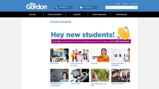 
                            1. Student information log in documents and forms - The Gordon