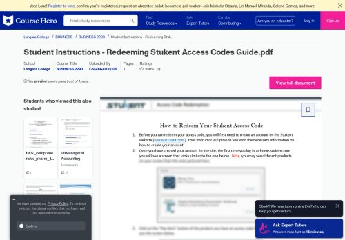 
                            12. Student Instructions - Redeeming Stukent Access Codes Guide.pdf ...