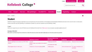 
                            8. Student :: Kellebeek College