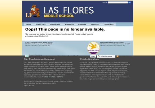 
                            9. Student Links - Las Flores Middle School - School Loop