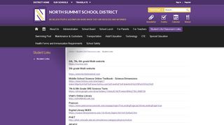 
                            5. Student Links / Student Links - North Summit School District