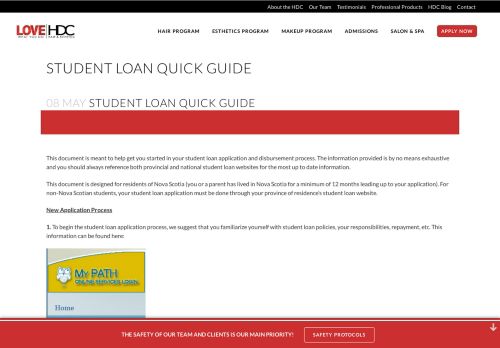 
                            9. Student Loan Quick Guide - Hair Design Centre