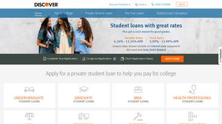 
                            7. Student Loans for College | Discover Student Loans