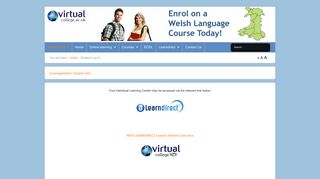 
                            2. Student Log In - Virtual College