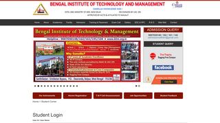 
                            7. Student Login - Bengal Institute of Technology & Management