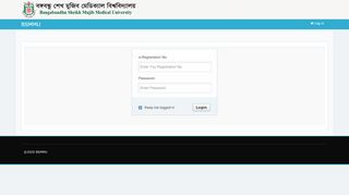
                            5. Student Login - BSMMU