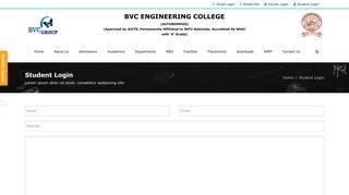 
                            6. Student Login | BVC