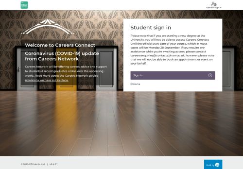 
                            11. Student login - Careers Connect