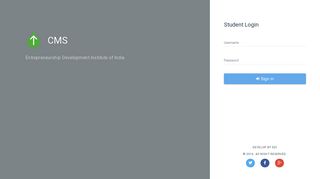 
                            6. Student Login - Entrepreneurship Development Institute of India