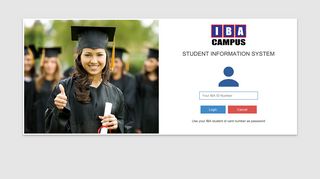 
                            3. Student Login - IBA Campus::Institute Of Business Administration
