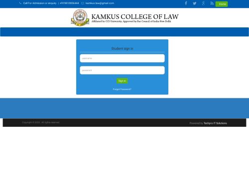 
                            1. Student Login - Kamkus College of Law