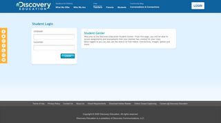 
                            3. Student Login - Login to Discovery Education