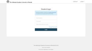 
                            5. Student login - MSU Halls of Residence - Maharaja Sayajirao ...