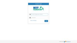 
                            1. Student Login - NIIT Foundation