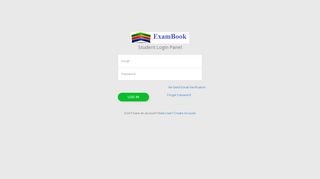 
                            7. Student Login Panel - ExamBook