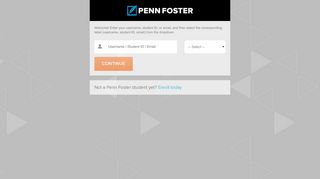 
                            1. Student Login - Penn Foster