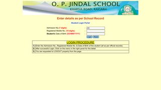 
                            2. STUDENT LOGIN PORTAL