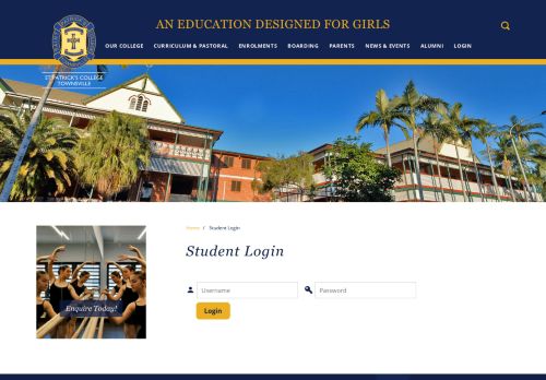 
                            1. Student Login - St Patrick's College Townsville