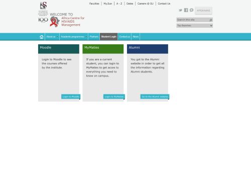 
                            4. Student Login - Stellenbosch University