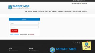 
                            1. Student Login - Target MDS