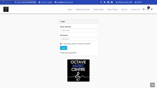 Student Login – The Octave Music Centre Inc.