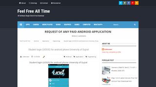
                            5. Student login (UOGIS) for android phone University of Gujrat - Feel ...