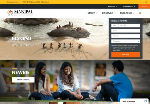 
                            9. Student | Manipal Academy of Higher Education