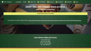 
                            12. STUDENT MMS PORTAL FOR GRADES - Saint Vincent Ferrer High ...