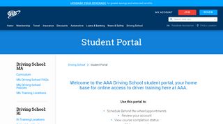 
                            9. Student Portal | AAA Northeast